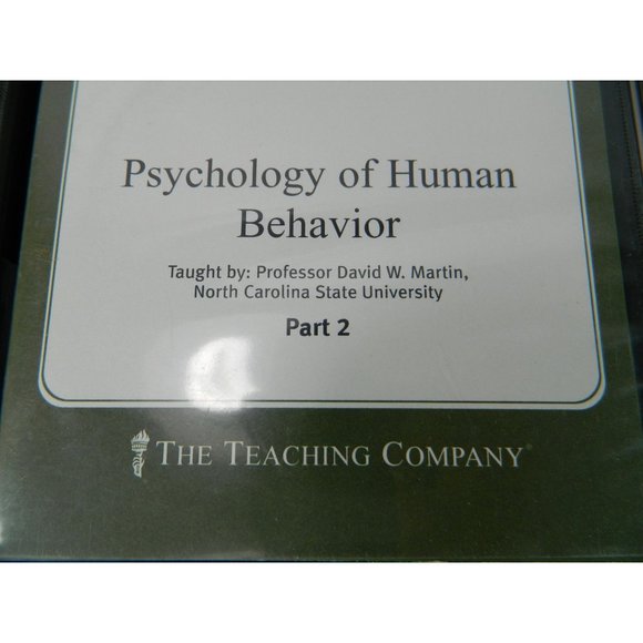 Psychology of Human Behavior Social Sciences The Great Courses 1-3 6 DVD 3 Books - Picture 5 of 16
